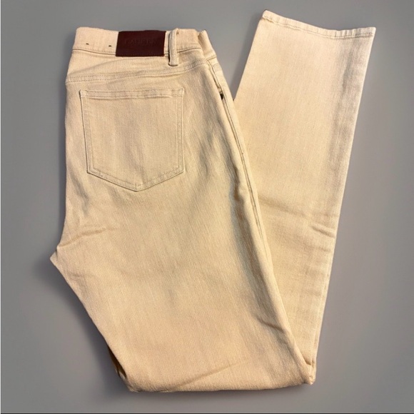 Lauren Ralph Lauren Denim - Lauren Ralph Lauren Women’s Modern Straight Tan Khaki Stretch Jeans Size 8P